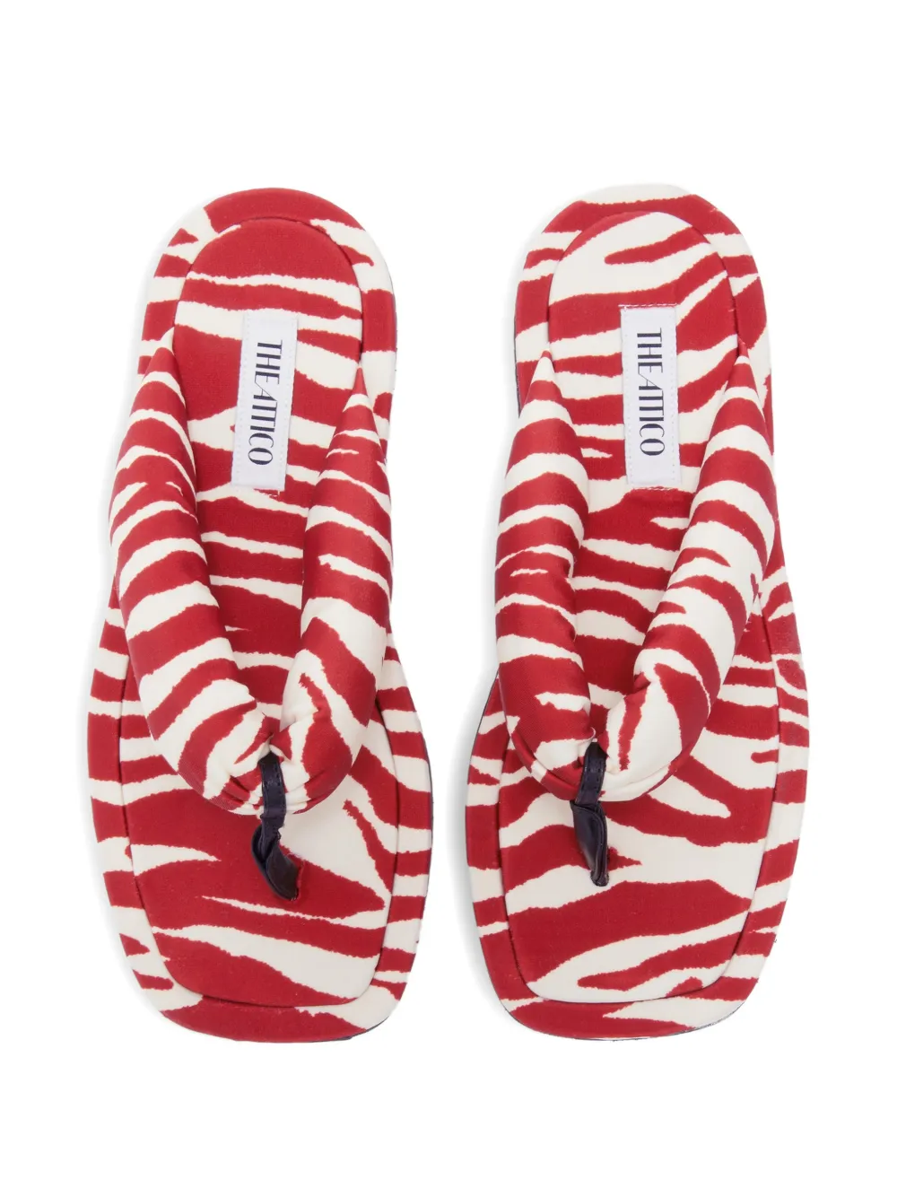 The Attico Indie thong sandals Rood