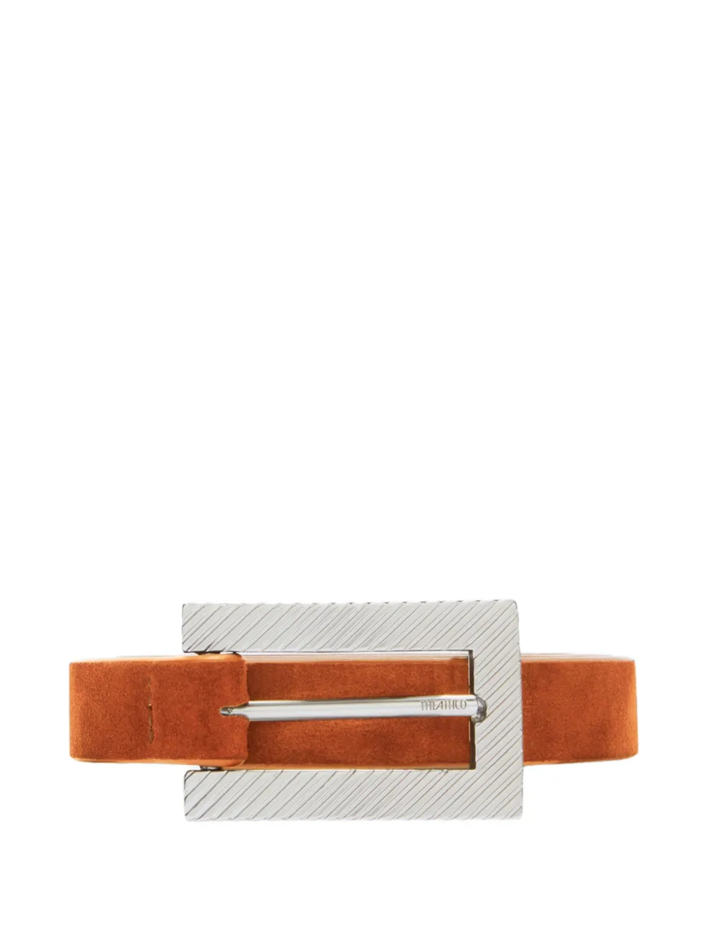 The Attico square-buckle belt - Arancione