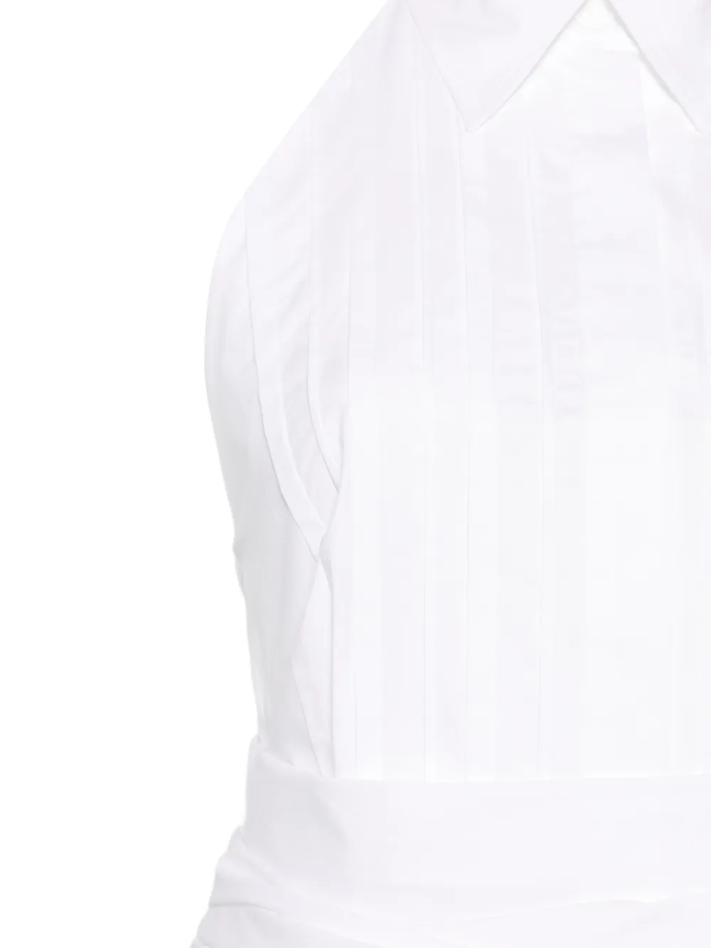  P.a.r.o.s.h. Top Con Pliegues - Blanco 