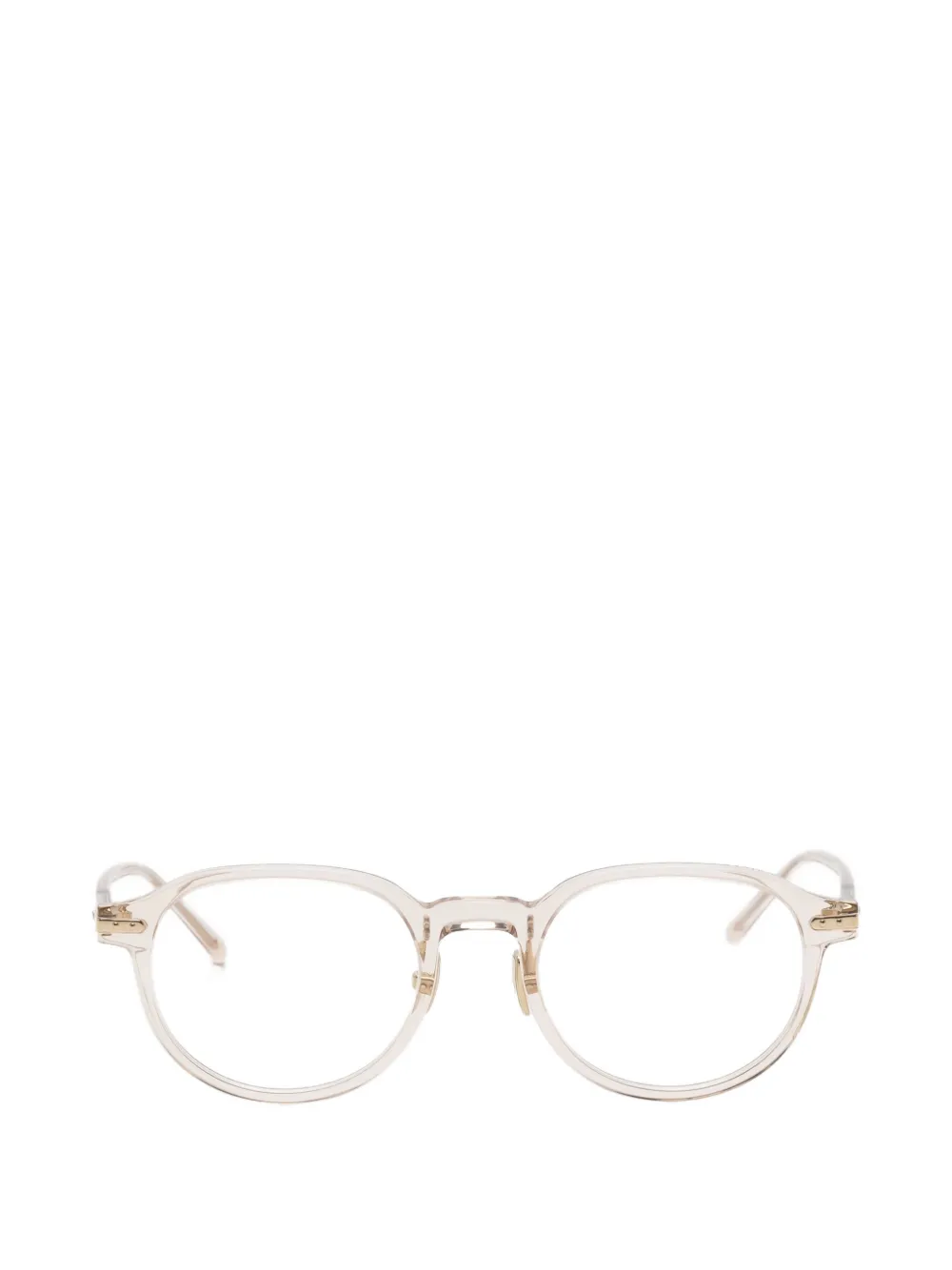 Linda Farrow Occhiali Newel tondi - Toni neutri