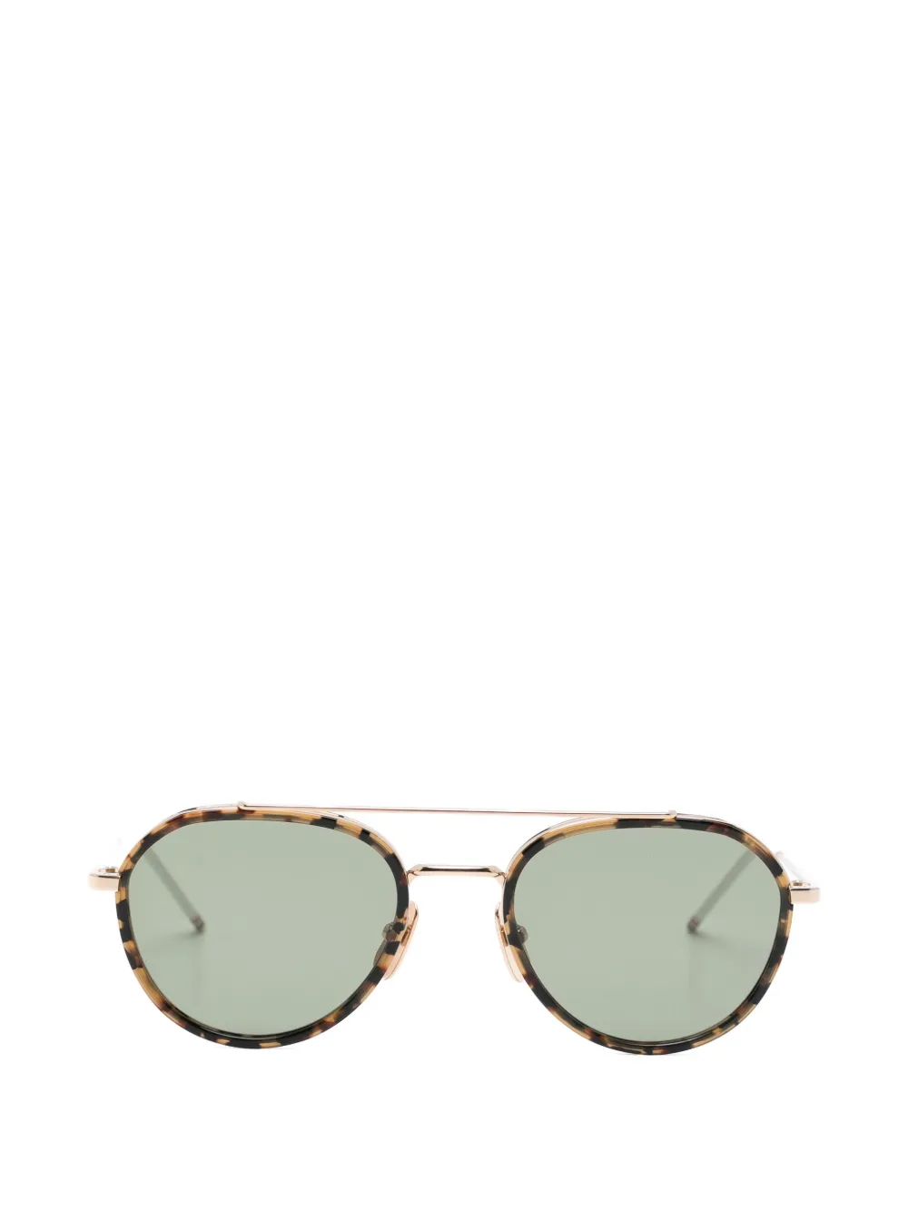 Thom Browne Eyewear pilot-frame sunglasses - Marrone
