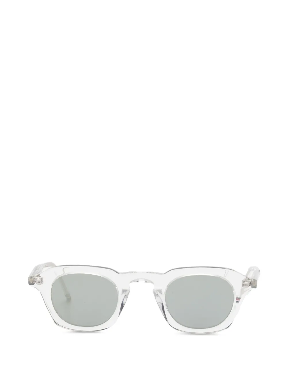 Thom Browne Eyewear Occhiali da sole squadrati - Bianco