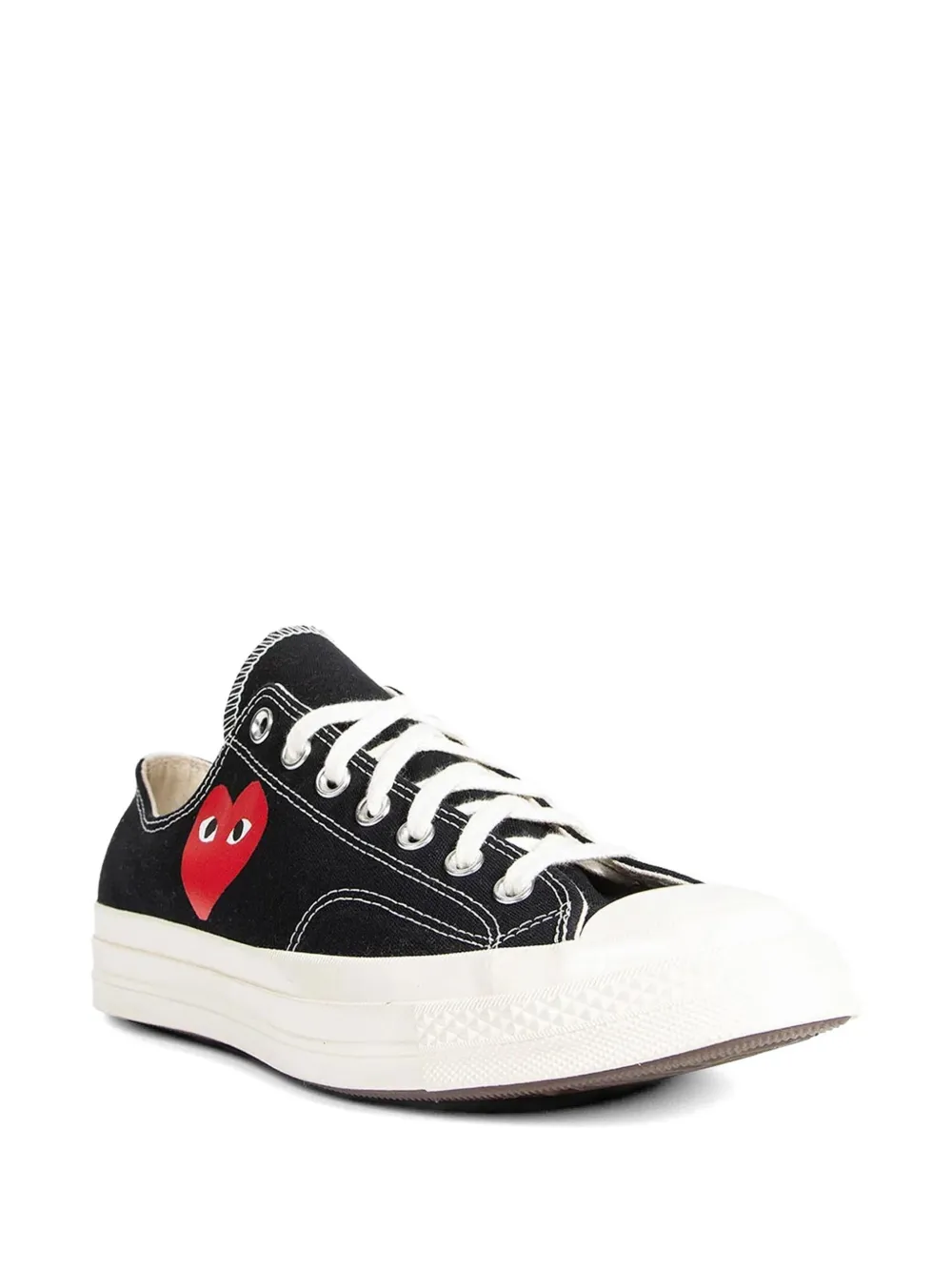 Comme Des Garçons Play x Converse Chuck 70 sneakers met hartpatroon Zwart