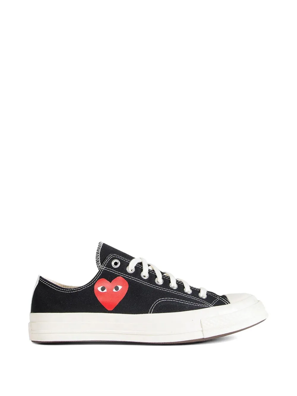 Comme Des Garçons Play x Converse Chuck 70 sneakers met hartpatroon Zwart