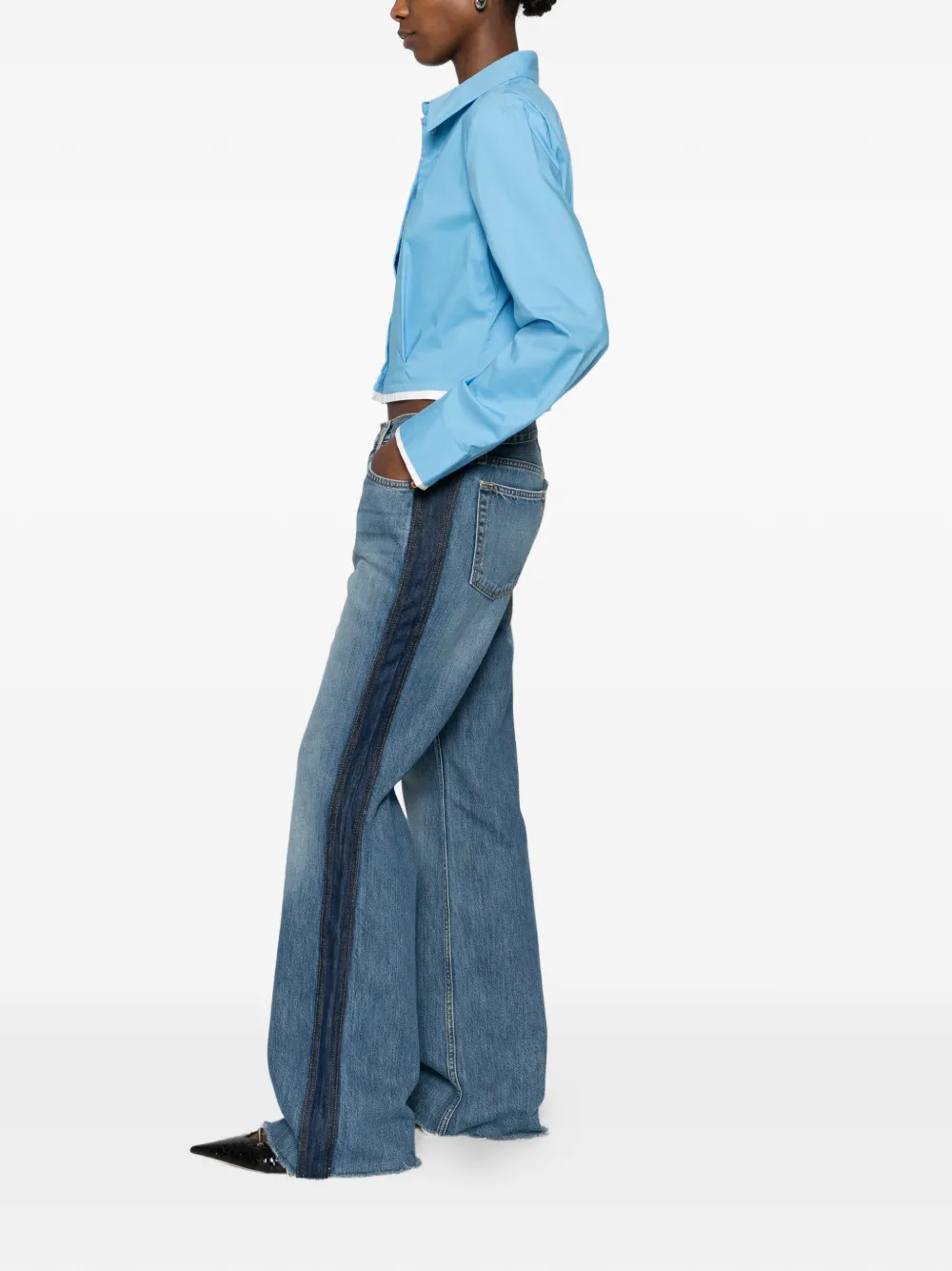  Re/done Frayed-hem Jeans - Blue 