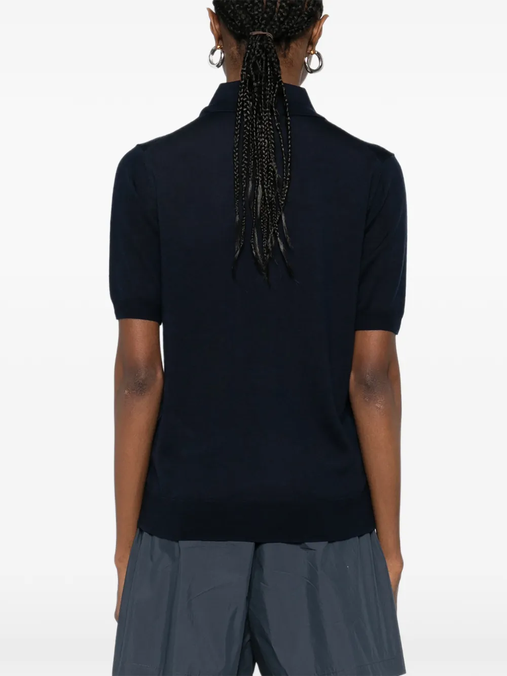Pocket Knitted Polo Top