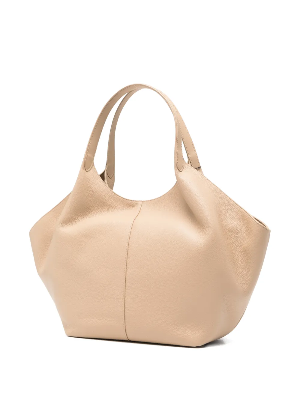  Alexander Smith Large Rachel Leather Tote Bag - Neutrals 