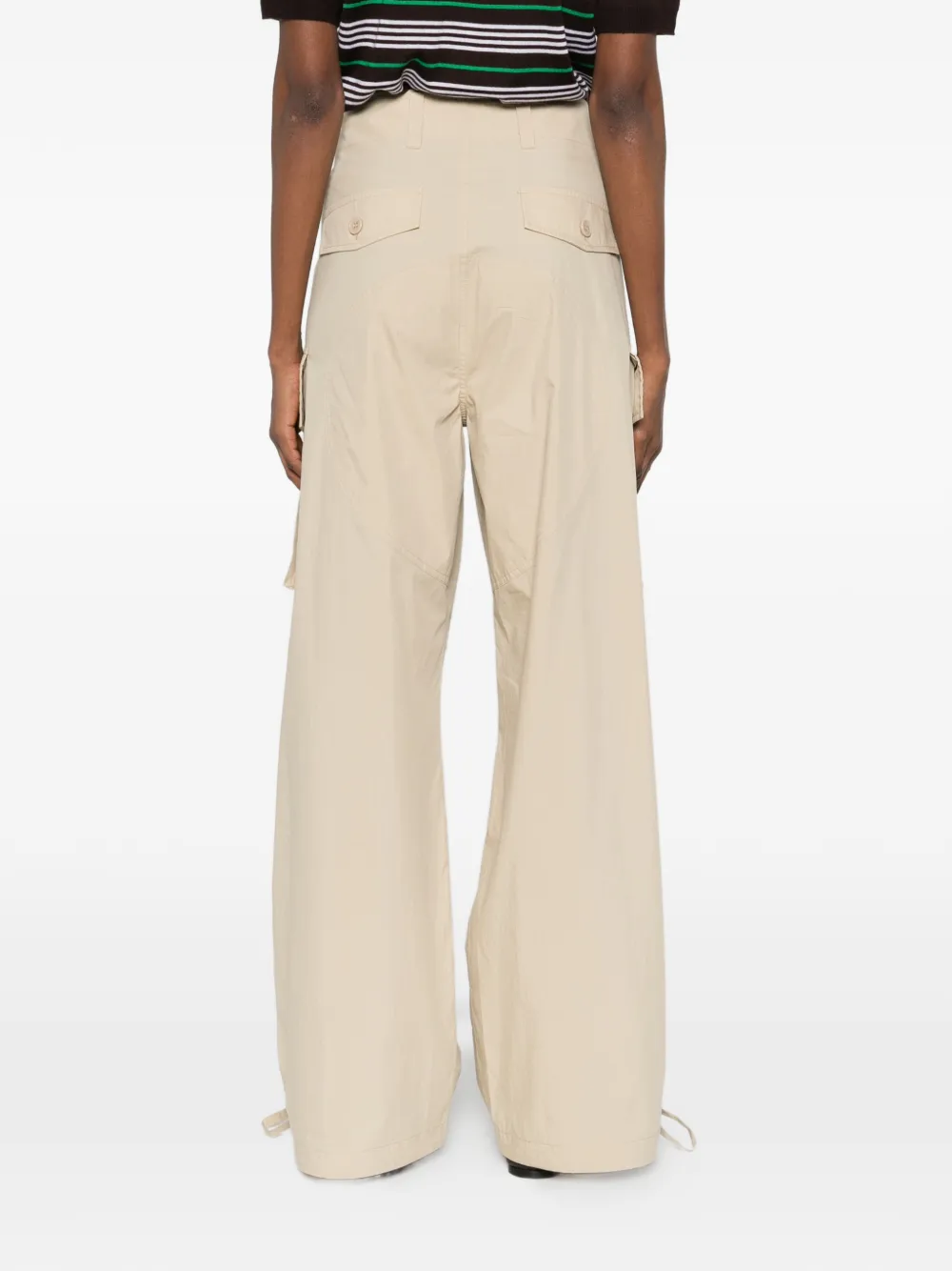 P.A.R.O.S.H. Ninja broek met zak Beige