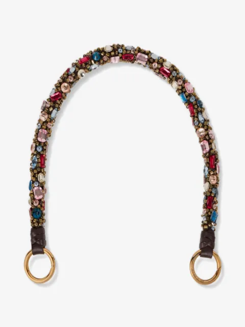ETRO bag handle with rhinestones