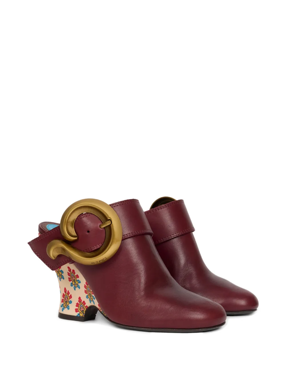 ETRO Muiltjes met paisley-print Rood