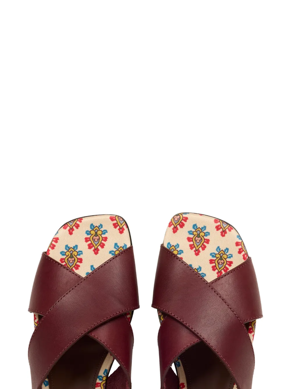 ETRO Leren sandalen Rood
