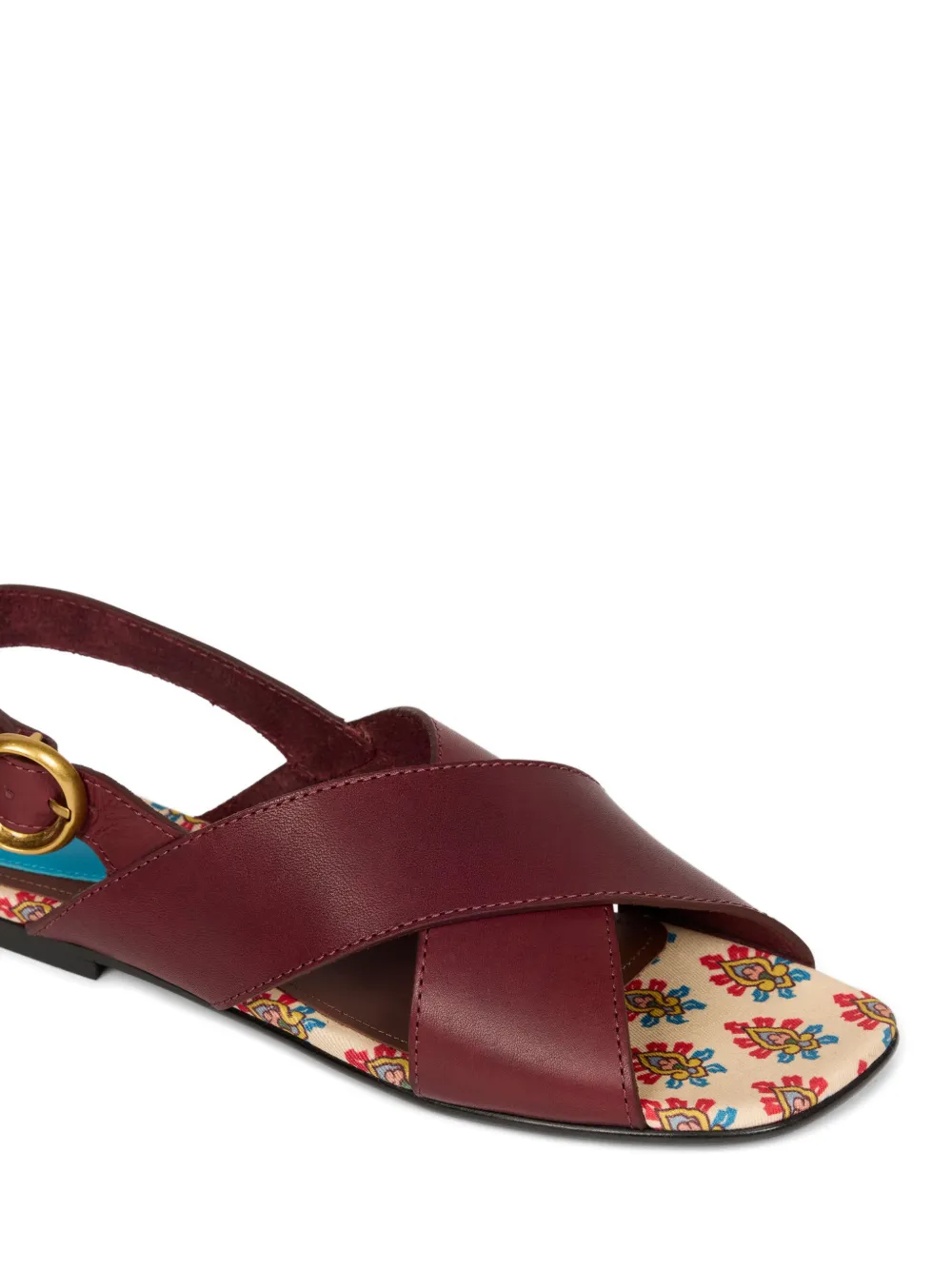 ETRO Leren sandalen Rood