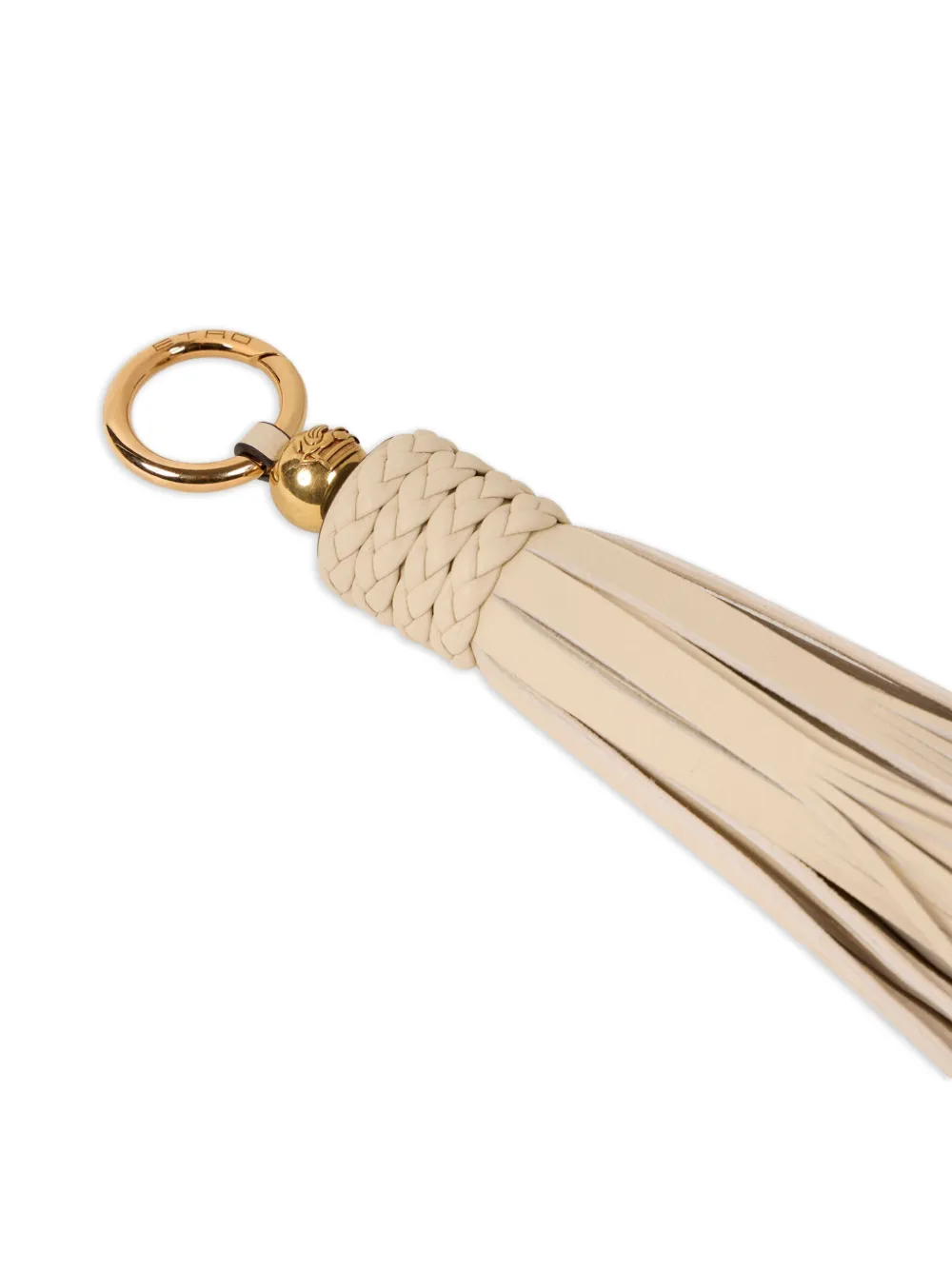 leather tassel charm