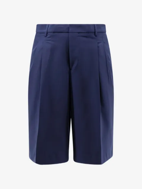 AMI Paris pleated bermuda shorts