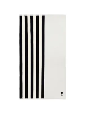 Jacquemus ロゴジャカード ビーチタオル | ホワイト | FARFETCH JP