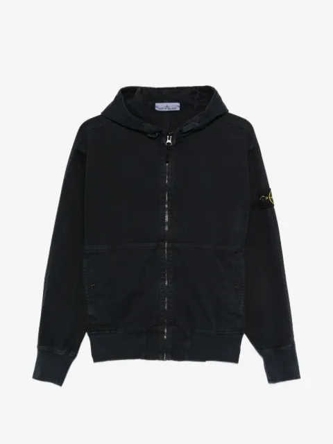 Stone Island hooded zip sweatshirt