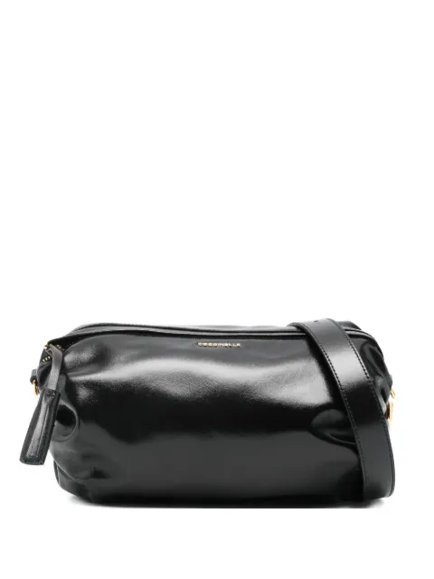 Coccinelle buckle leather satchel