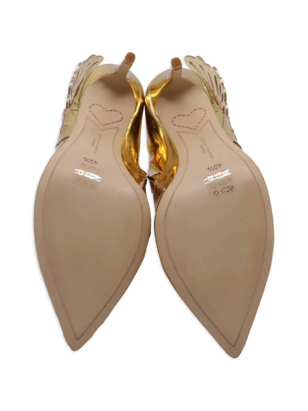 Pointed-Toe Wings Ankle Boots