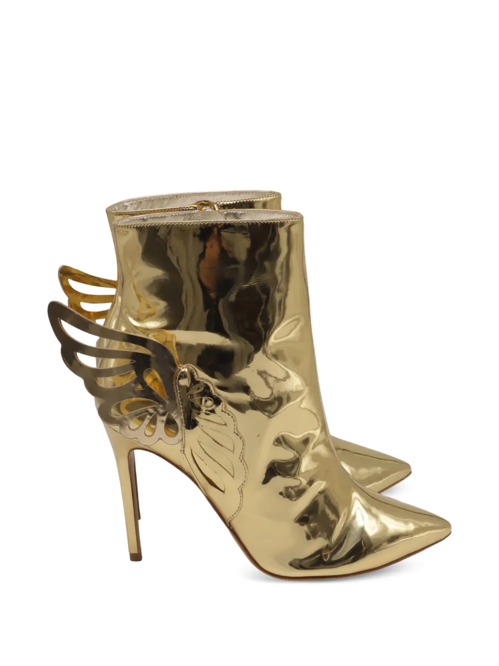 Sophia Webster pointed-toe wings ankle boots - Oro