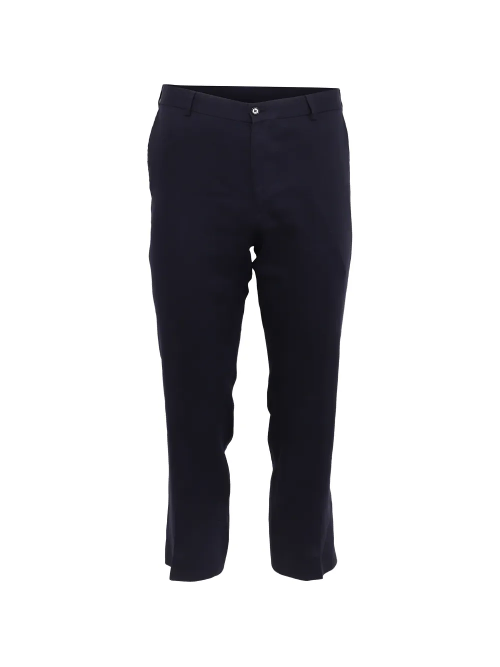 Ralph Lauren Vintage mid-waist cropped trousers - Blau