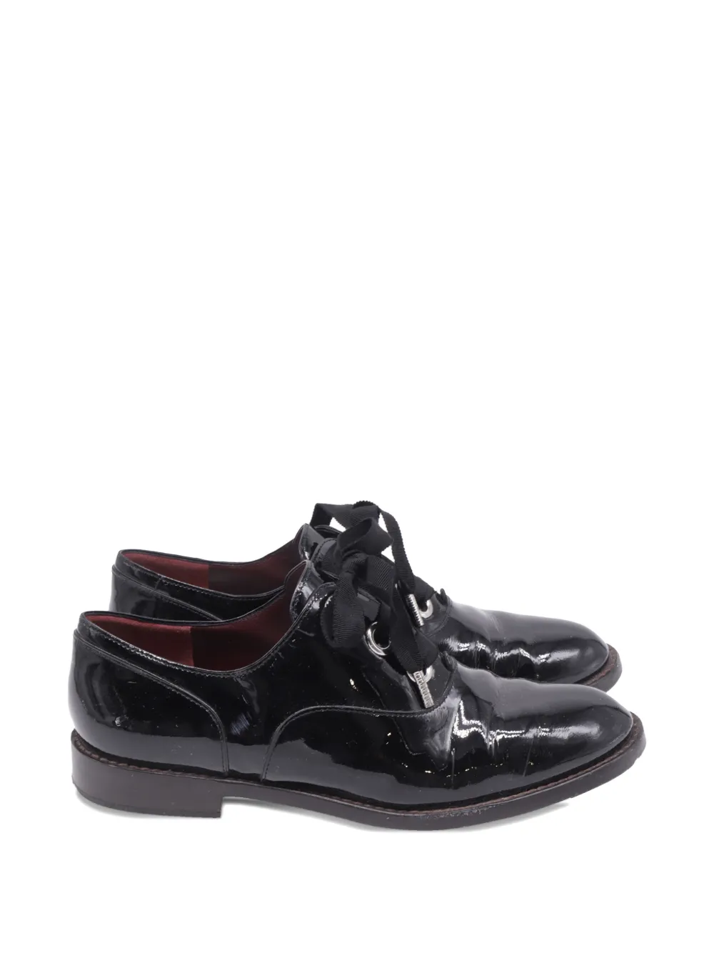 Marc Jacobs Vintage lace-up patent leather shoes - Nero