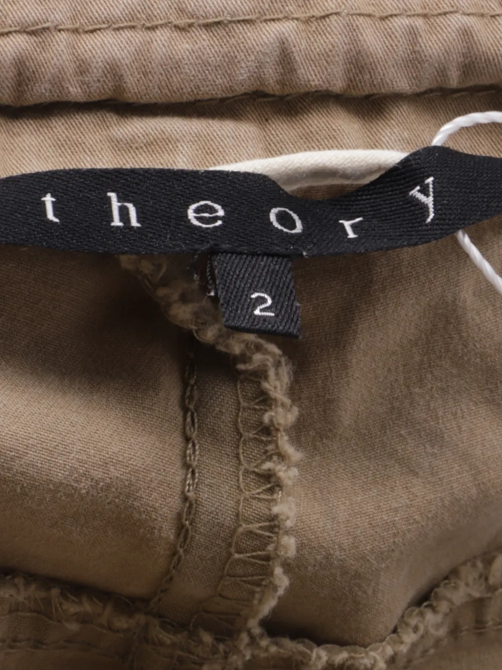  Theory Drawstring Cargo Trousers - Neutrals 