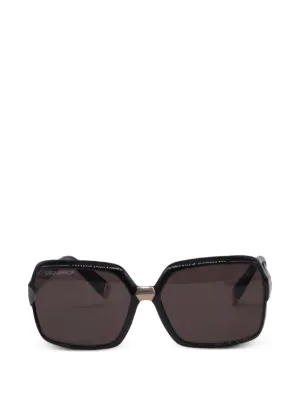 DSQUARED2 オーバーサイズ サングラス | ブラック | FARFETCH JP
