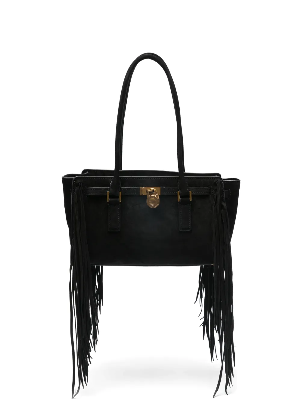 Michael Michael Kors small Hamilton Moderne fringe-detail tote bag - Black