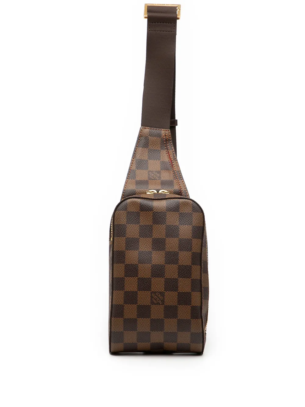 Louis Vuitton Pre-Owned 2005 Damier Ebene Geronimos crossbody bag - Marrone