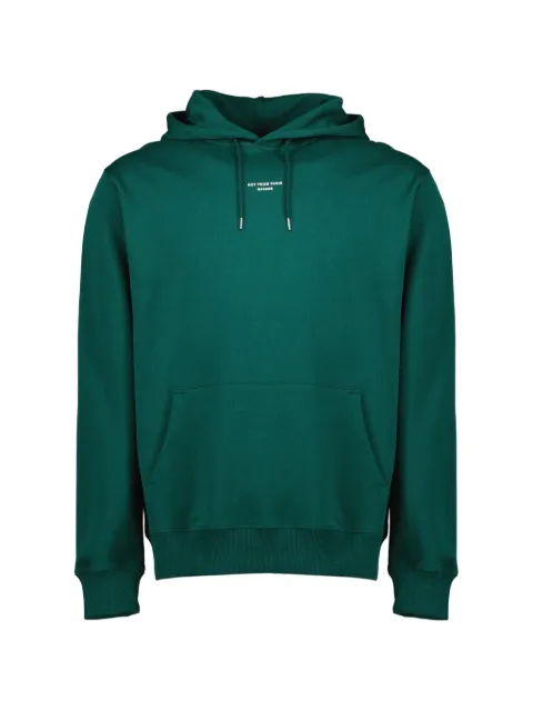 Drôle De Monsieur slogan-detail hoodie