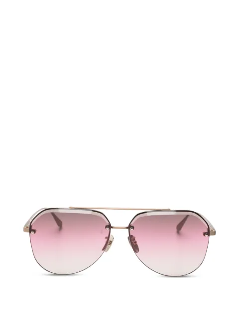 Linda Farrow rimless pilot sunglasses
