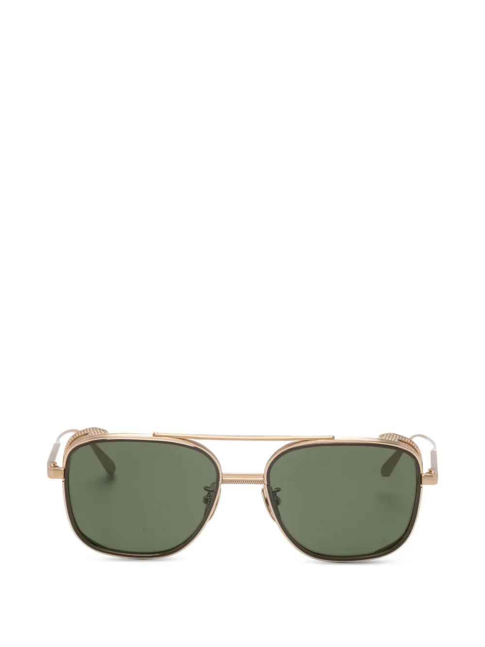 Linda Farrow Occhiali da sole squadrati Boyd - Oro