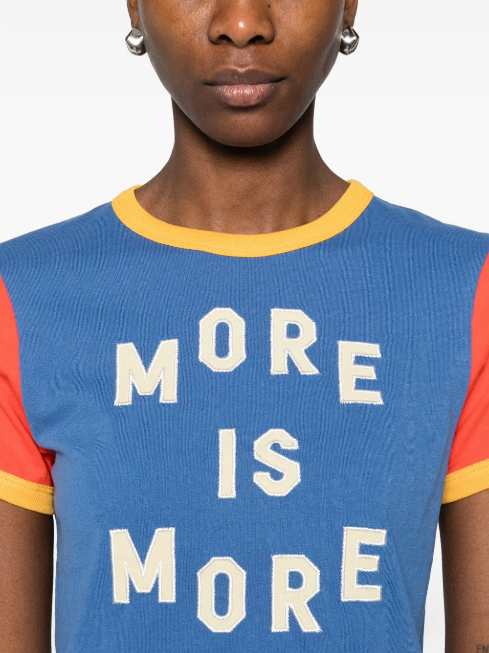 The Itty Bitty Ringer Short-Sleeve Text-Print T-Shirt