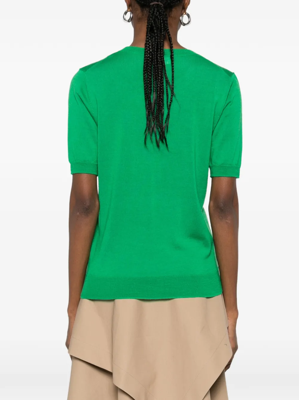 P.A.R.O.S.H. T-shirt met ronde hals Groen