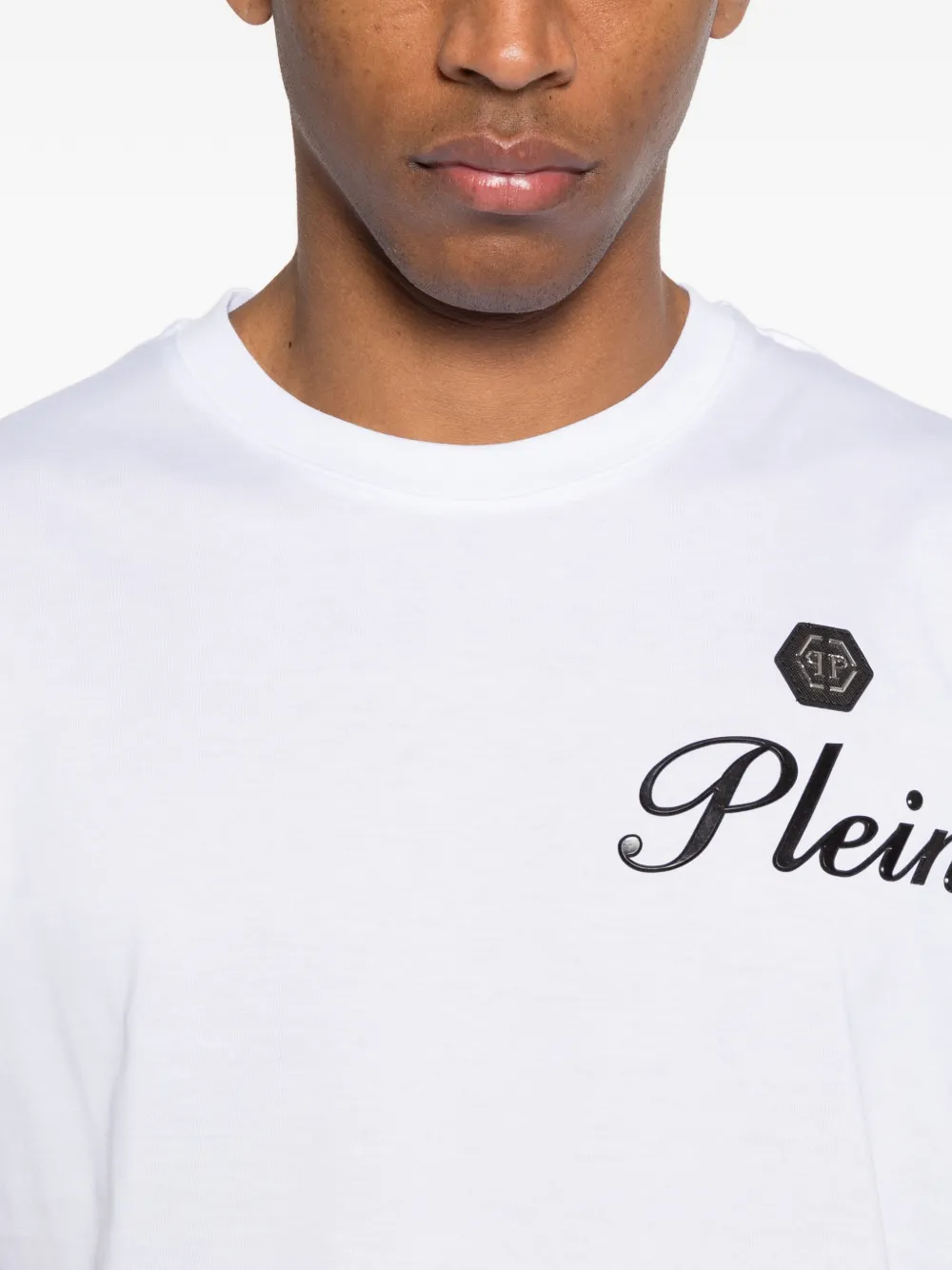 Philipp Plein T-shirt met logodetail Wit