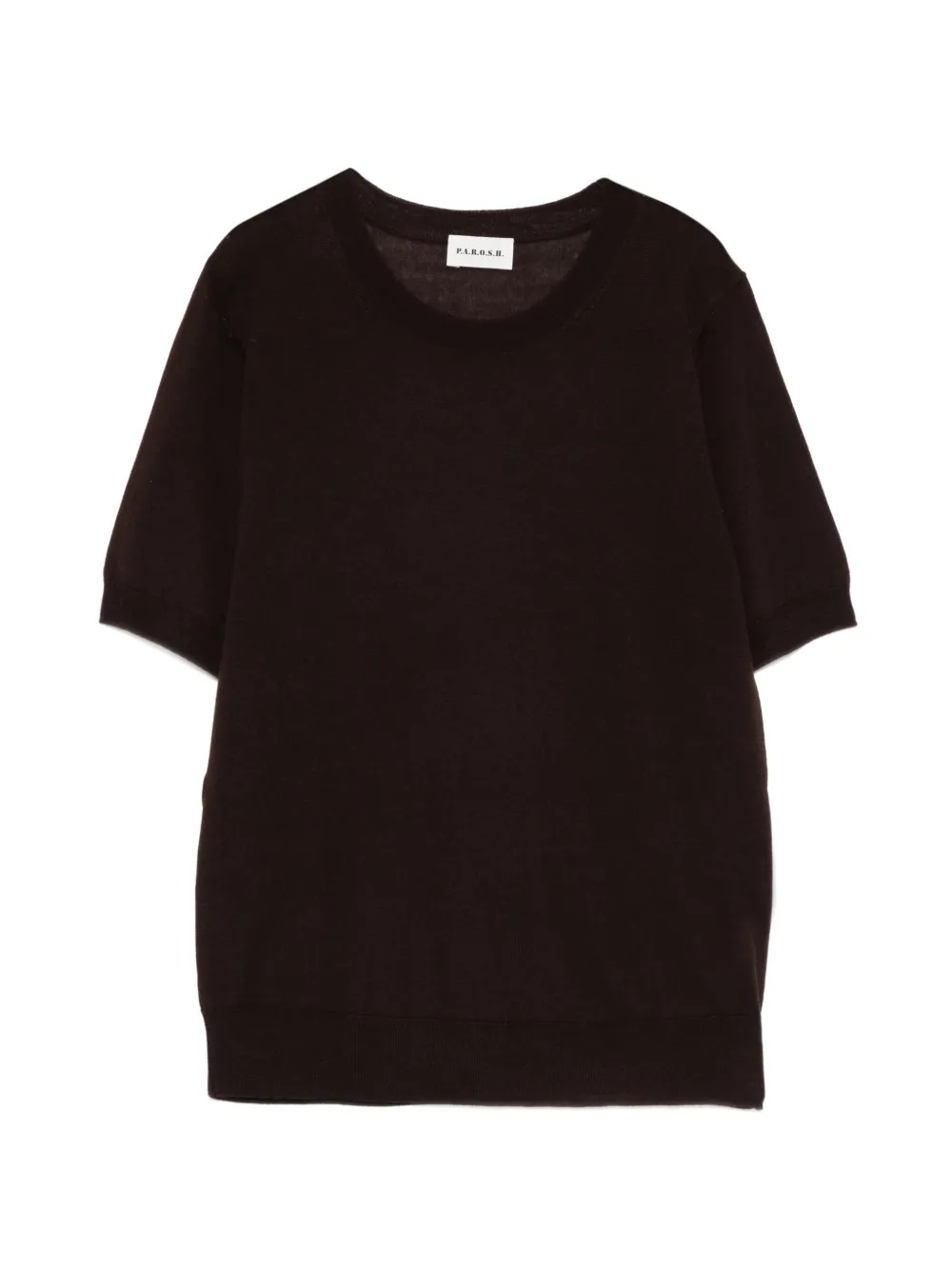 P.A.R.O.S.H. short-sleeve crew-neck T-shirt - Marrone