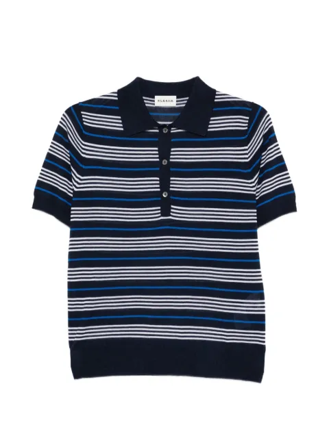 P.A.R.O.S.H. playera tipo polo con rayas estampadas