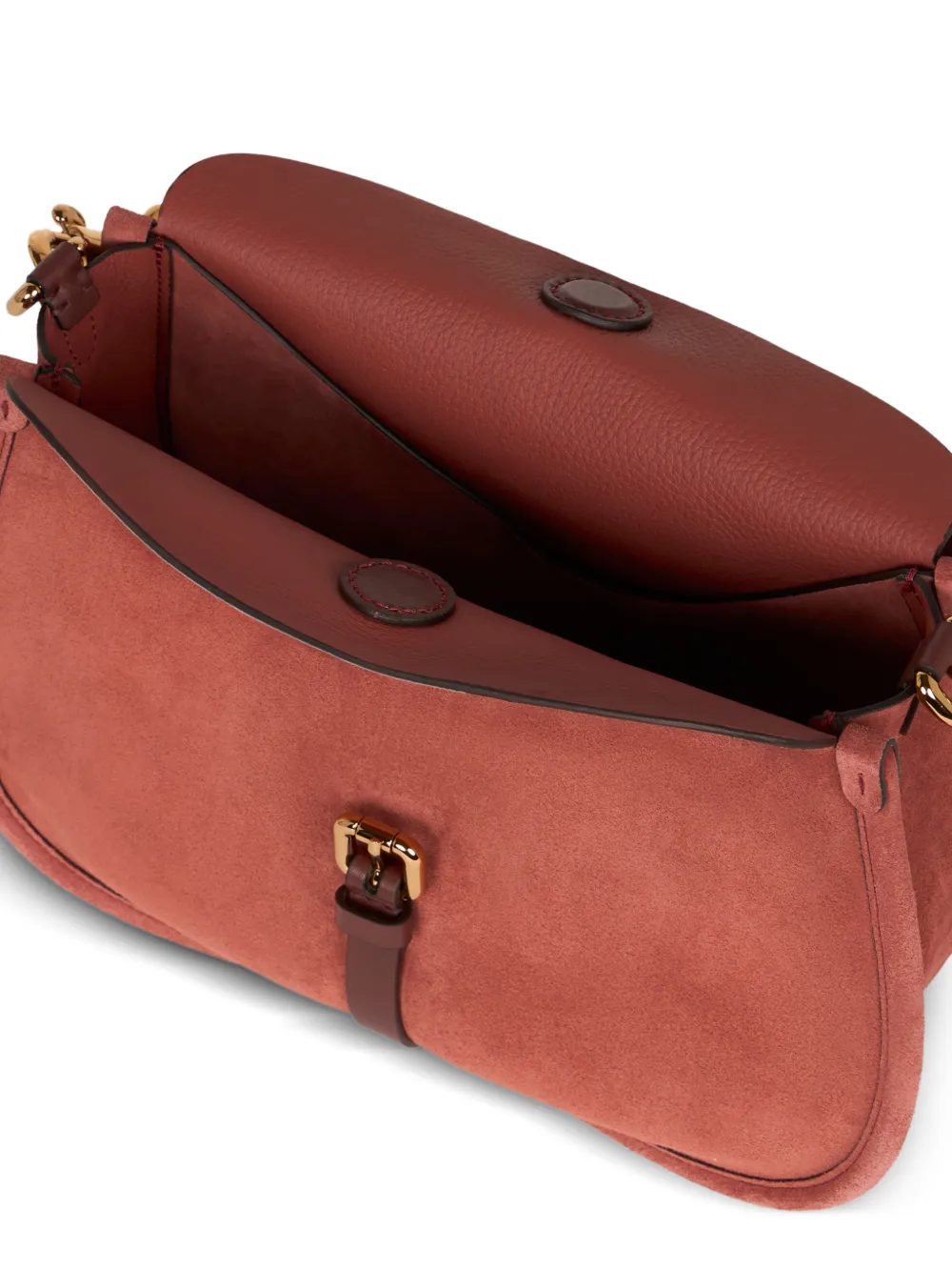 ETRO Medium Pony suède tas Rood