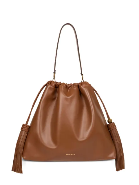 ETRO  Large Kalispera tassels leather shoulder bag