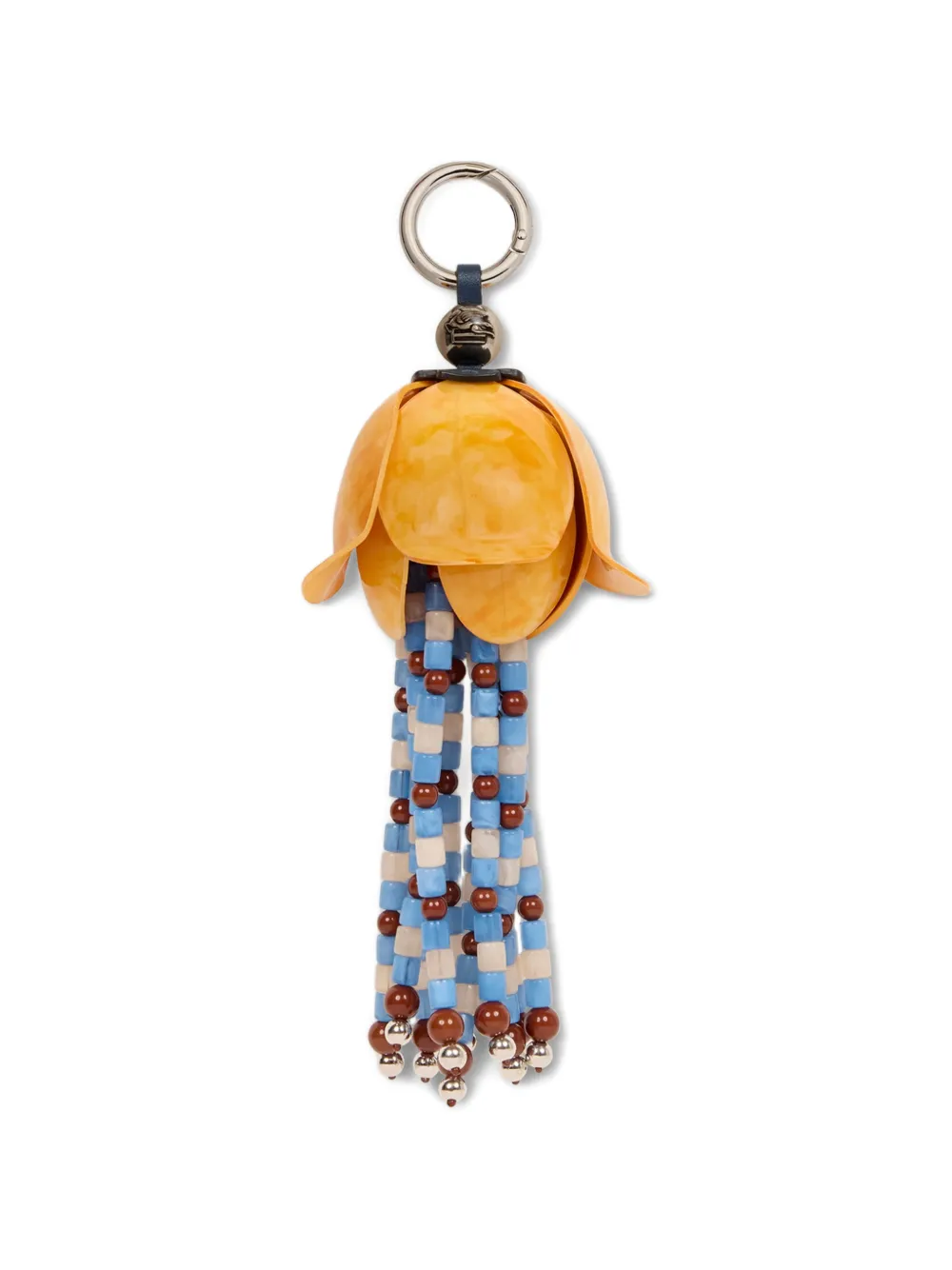 ETRO flower fringe charm - Orange