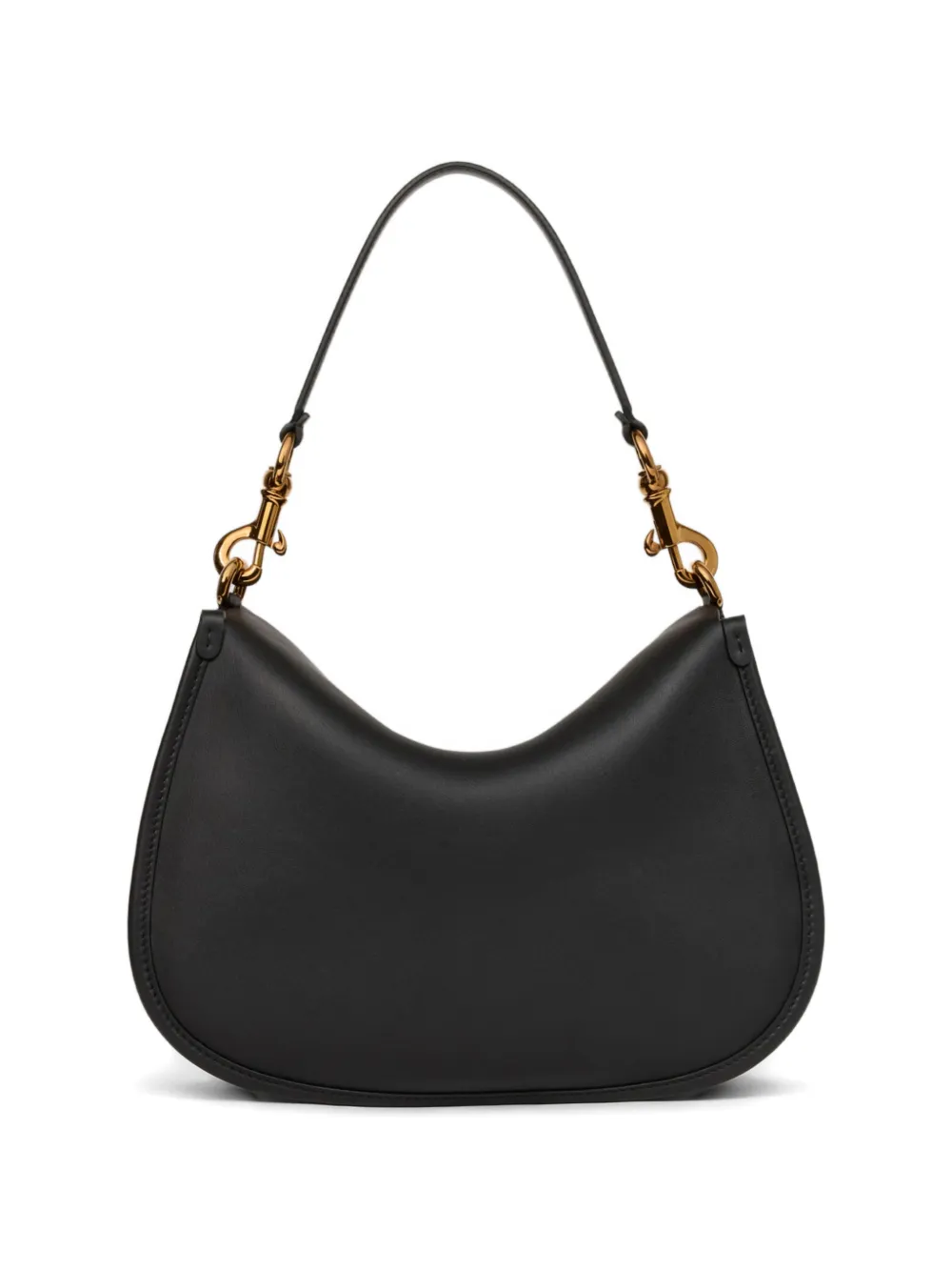 ETRO Medium Pony leren tas met paisley-print en studs Zwart