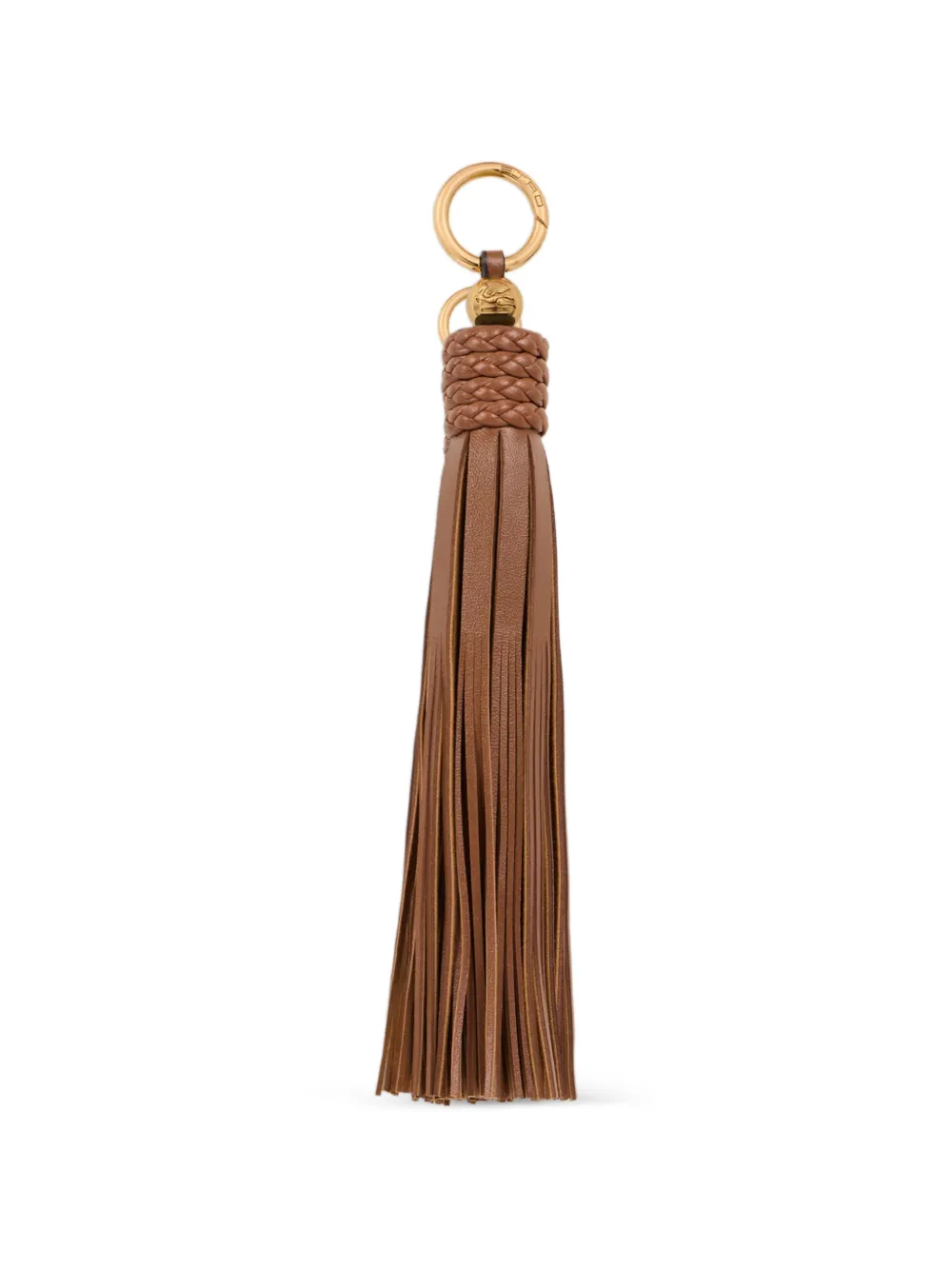 ETRO leather charm - Marrone