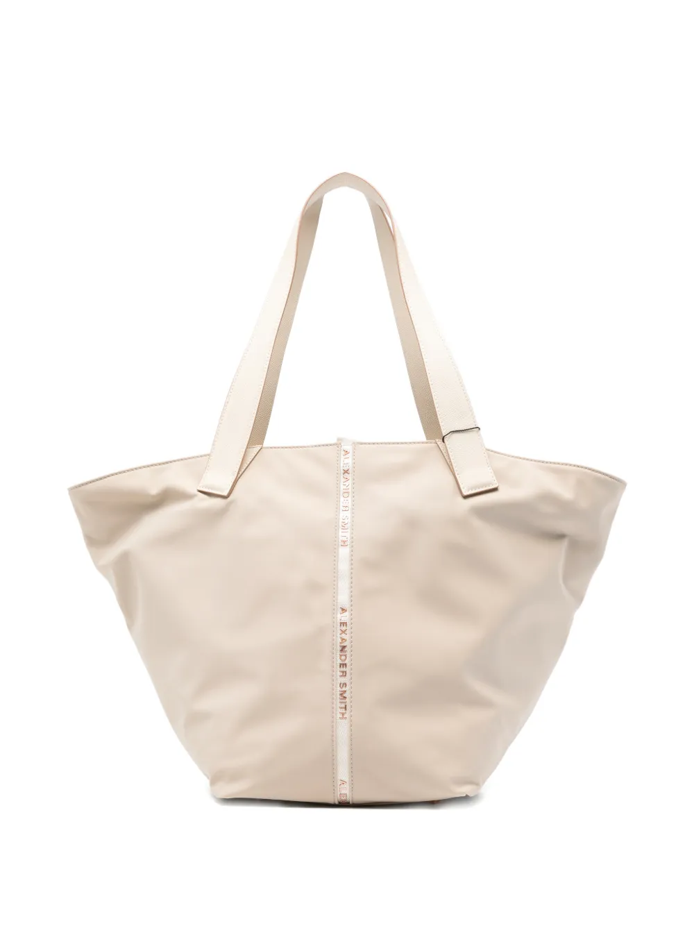 Alexander Smith large Lauren logo-detail tote bag - Toni neutri