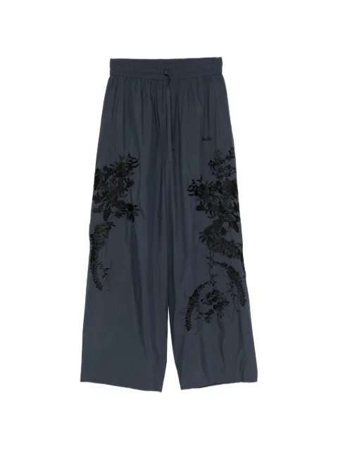 P.A.R.O.S.H. floral-embroidered trousers