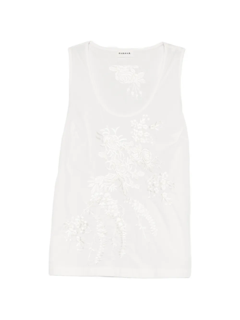 P.A.R.O.S.H. Ninja embroidered blouse - Bianco