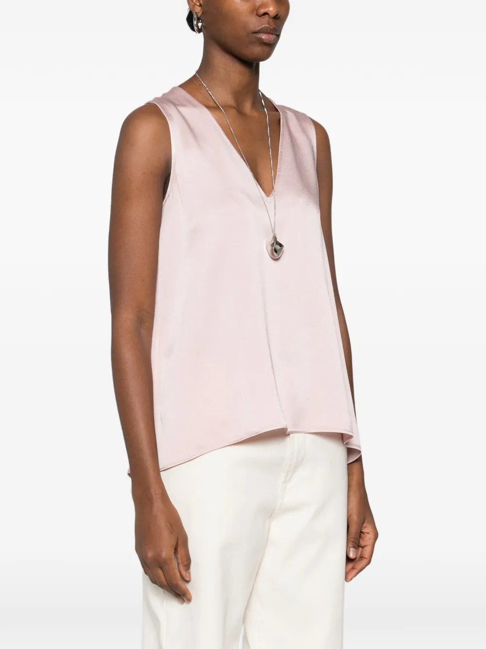 Angelica V-Neck Sleeveless Top