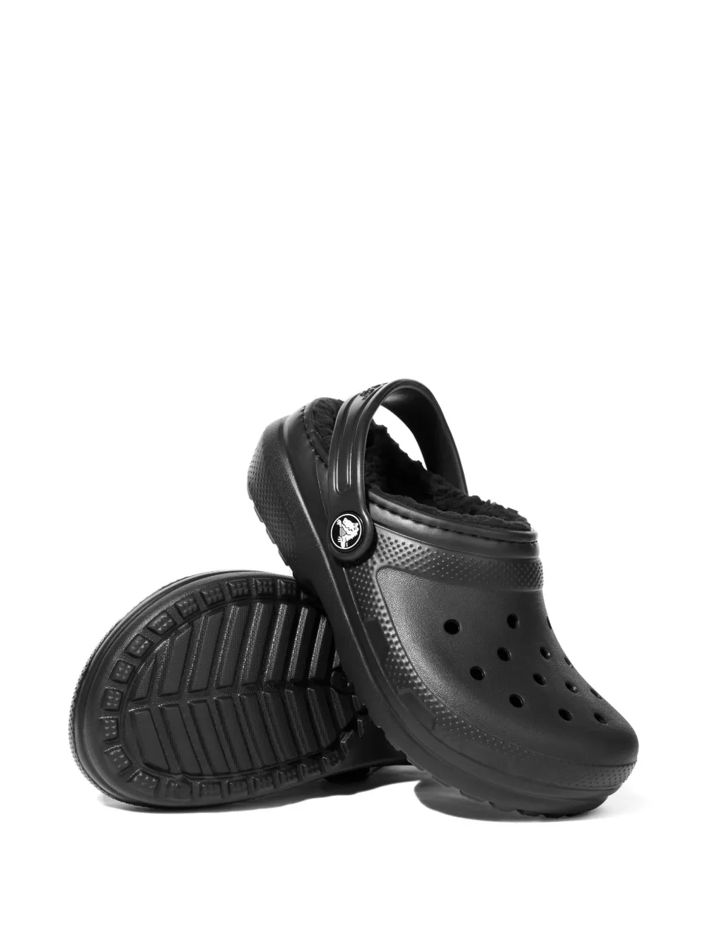 Crocs Kids Sandalen met afwerking Zwart