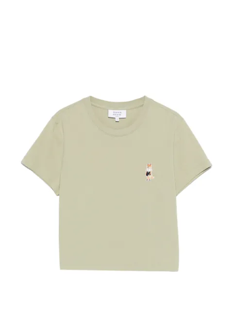 Maison Kitsuné embroidered T-shirt