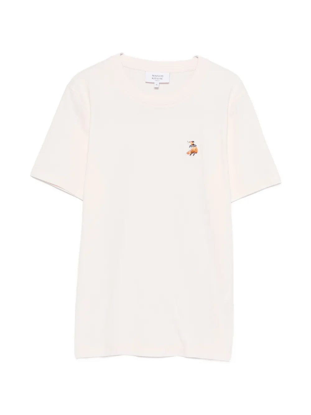 Maison Kitsuné embroidered T-shirt - Rosa