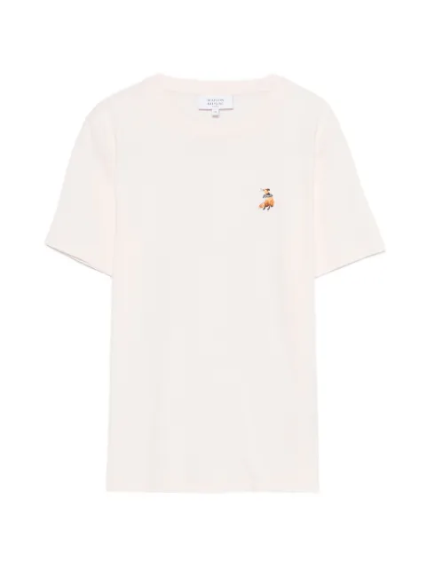 Maison Kitsuné T-shirt med broderi